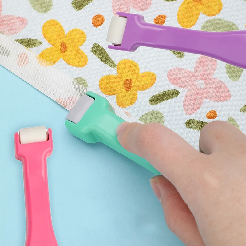 Sewing Technology - ลูกกลิ้งรีดตะเข็บผ้า 1-4 ชิ้น ลูกกลิ้งพลาสติกสำหรับใช้ในบ้าน ลูกกลิ้งกดรีดเรียบ ล้อรีดขจัดรอยยับ
