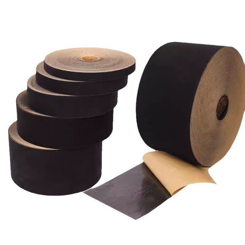 Fabric Glue Bond - 1 ม้วน 100 เมตร ผ้ากำมะหยี่แบบมีกาวในตัว ผ้ากำมะหยี่สีดำกันความชื้น