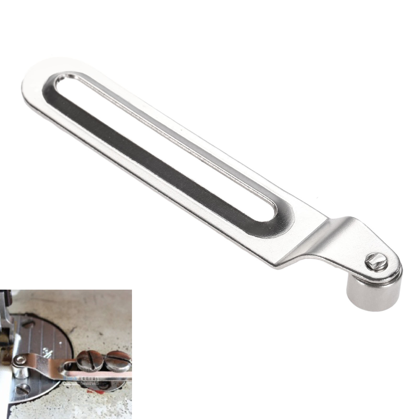 Seam Gauge Metal - 1PC จักรเย็บผ้าอุตสาหกรรม Locator โลหะ Backing Locator