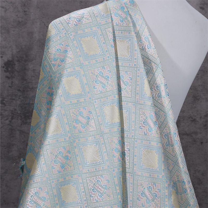 Sewing Fabric - ผ้าไหมซาตินลายจั๊คการ์ดสไตล์จีน สำหรับชุดโบราณ กระโปรงทรงม้า ชุดถัง ชุดฮั่น งานเย็บ