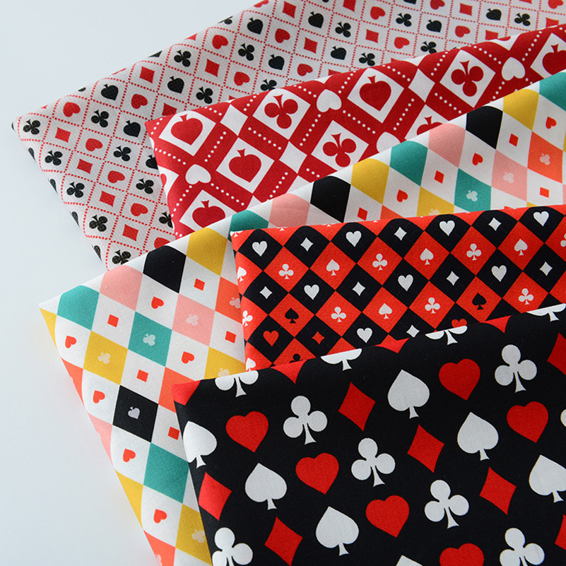 Textile For Sewing - Insโป๊กเกอร์องค์ประกอบผ้าฝ้ายการพิมพ์ดิจิตอลผ้าสําหรับเย็บทําด้วยมือDIYเสื้อผ้าผ้าปูโต๊ะตกแต่งบ้านสิ่งทอโดยMet
