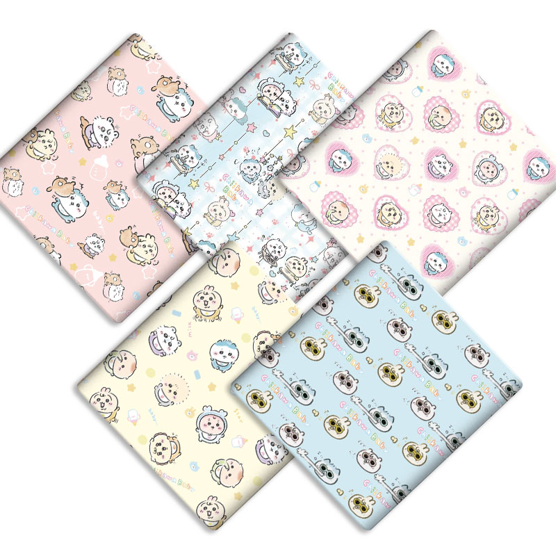 Textile For Sewing - ผ้าลายการ์ตูน 140x50 ซม. ผ้าฝ้าย ผ้าปะติดปะต่อ ผ้าสำหรับเด็ก