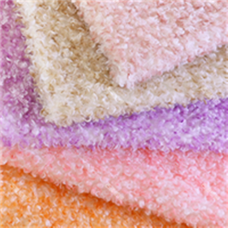 Sewing Tie Dye - ผ้าพลัชย้อมสีรุ้งแบบทูโทนสำหรับทำหมอน ผ้าห่ม และเสื้อผ้า DIY สำหรับฤดูใบไม้ร่วงและฤดูหนาว วัสดุสำหรับงานเย็บปักถักร้อย
