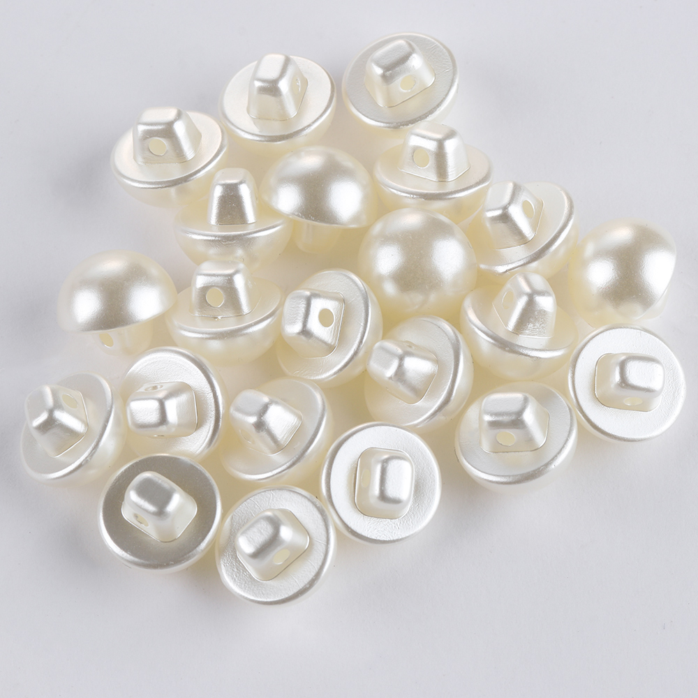 Button Hole Cutter - 50PCS 10mm รอบเย็บ Pearl ปุ่มเห็ดสำหรับ Scrapbooking