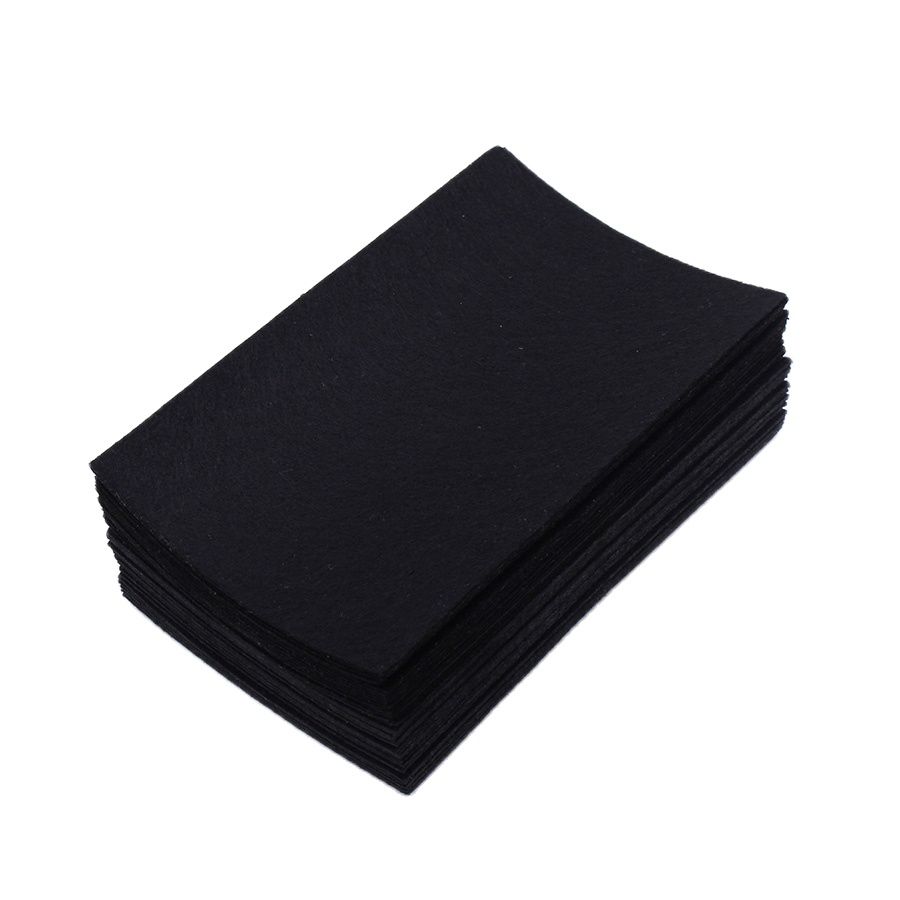 Is Sewing A Textile Craft - 40 ชิ้น/ล็อต ผ้าสักหลาดสีดำ ขนาด 10*15 ซม.