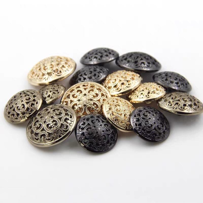 Button Hole Cutter - 20 ชิ้น/ล็อตแฟชั่นโลหะปุ่มกลวง Palace สไตล์ Retro เสื้อสูท