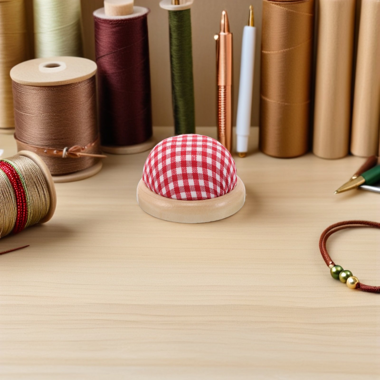 Sewing Technology - ชุดเบาะเก็บเข็มเย็บผ้า 6 ชิ้น ดีไซน์ทันสมัย ที่เก็บเข็มเย็บผ้าพร้อมเบาะนุ่ม เหมาะสำหรับงานปักเย็บผ้า