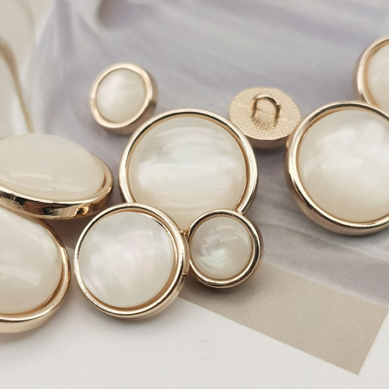 Button Hole Cutter - กระดุมโลหะมุกสี10/15/19มม. สำหรับเสื้อผ้าผู้หญิงเสื้อแจ็กเก็ตสเวตเตอร์เย็บด้วยมืออุปกรณ์เสริมสมุดภาพ10ชิ้น