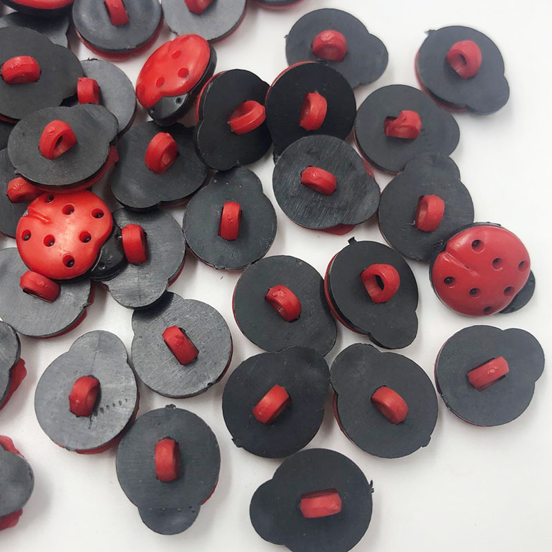 50/100 PCS สีแดง Ladybug DIY a - Button Hole Cutter บทวิจารณ์และราคา