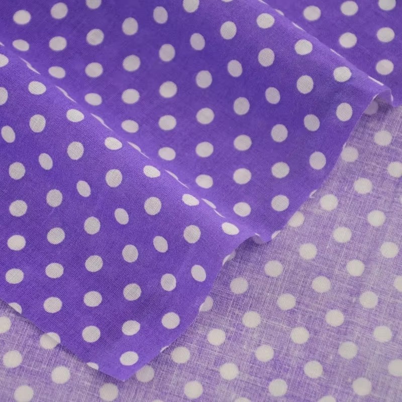 ผ้าคอตตอนพิมพ์ลายจุดสีส้มสีขาว - Textile For Sewing บทวิจารณ์และราคา