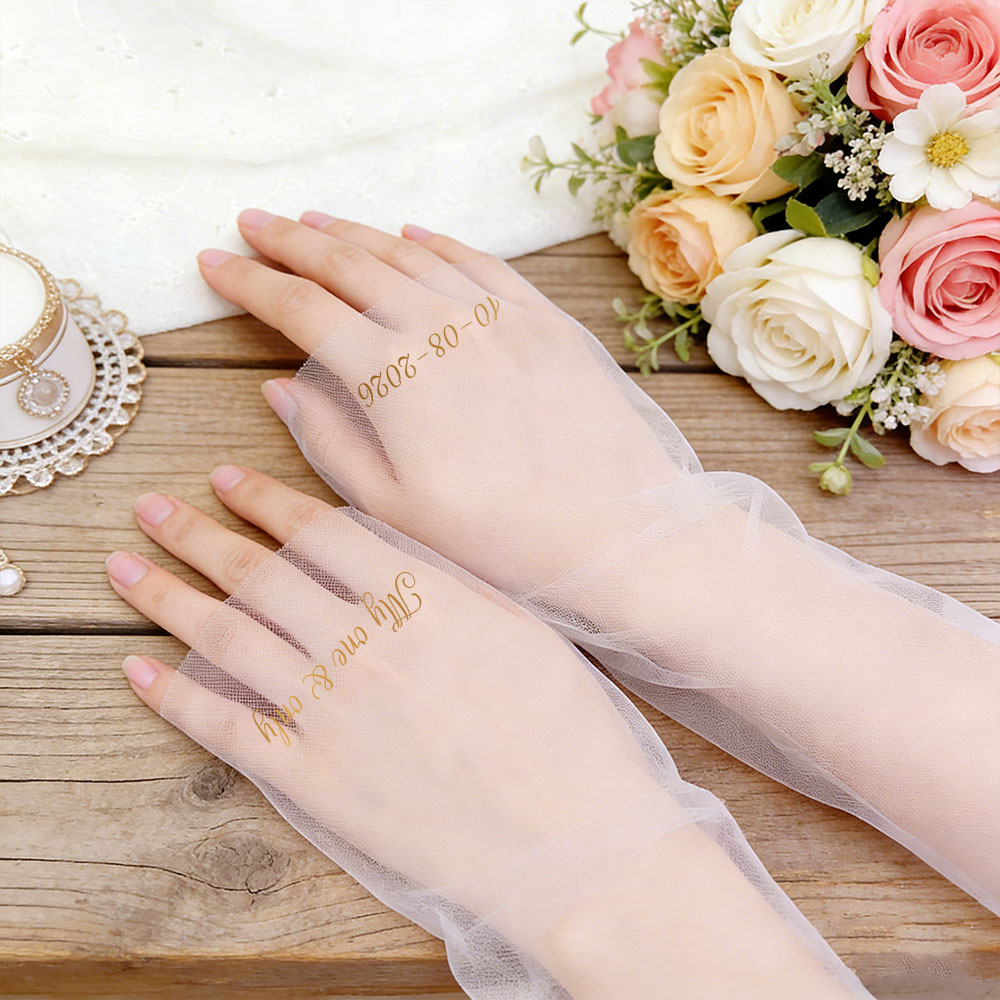 ถุงมือเจ้าสาวตาข่ายยาวแบบปรับแ - Textile For Sewing บทวิจารณ์และราคา