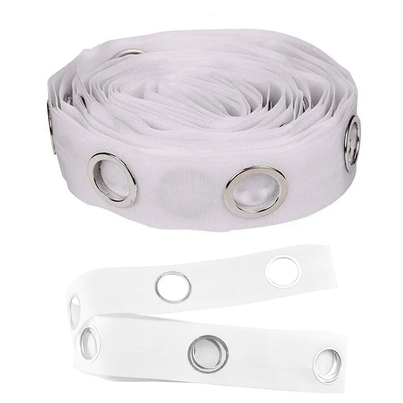 เทปเจาะรูตาไก่สำหรับม่านสีขาว  - Sewing Eyelet Fabric บทวิจารณ์และราคา