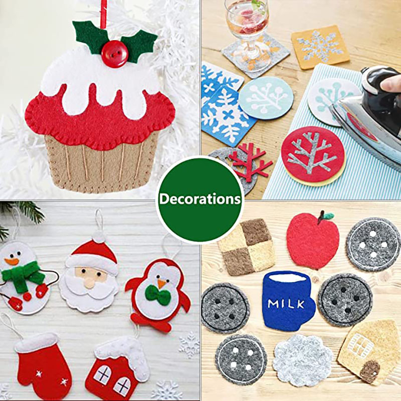ผ้าสักหลาดไม่ทอผ้าสักหลาดแผ่น  - Is Sewing A Textile Craft บทวิจารณ์และราคา