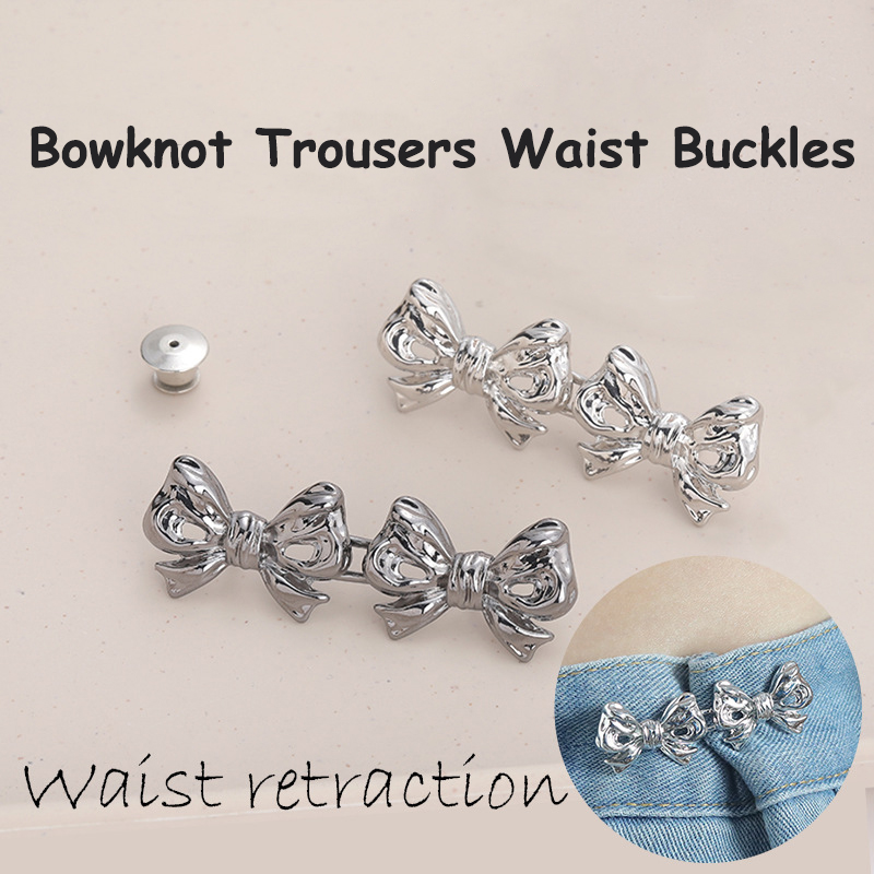 1 คู่กระชับเอวปรับ Bowknot รูป - Button Hole Cutter บทวิจารณ์และราคา