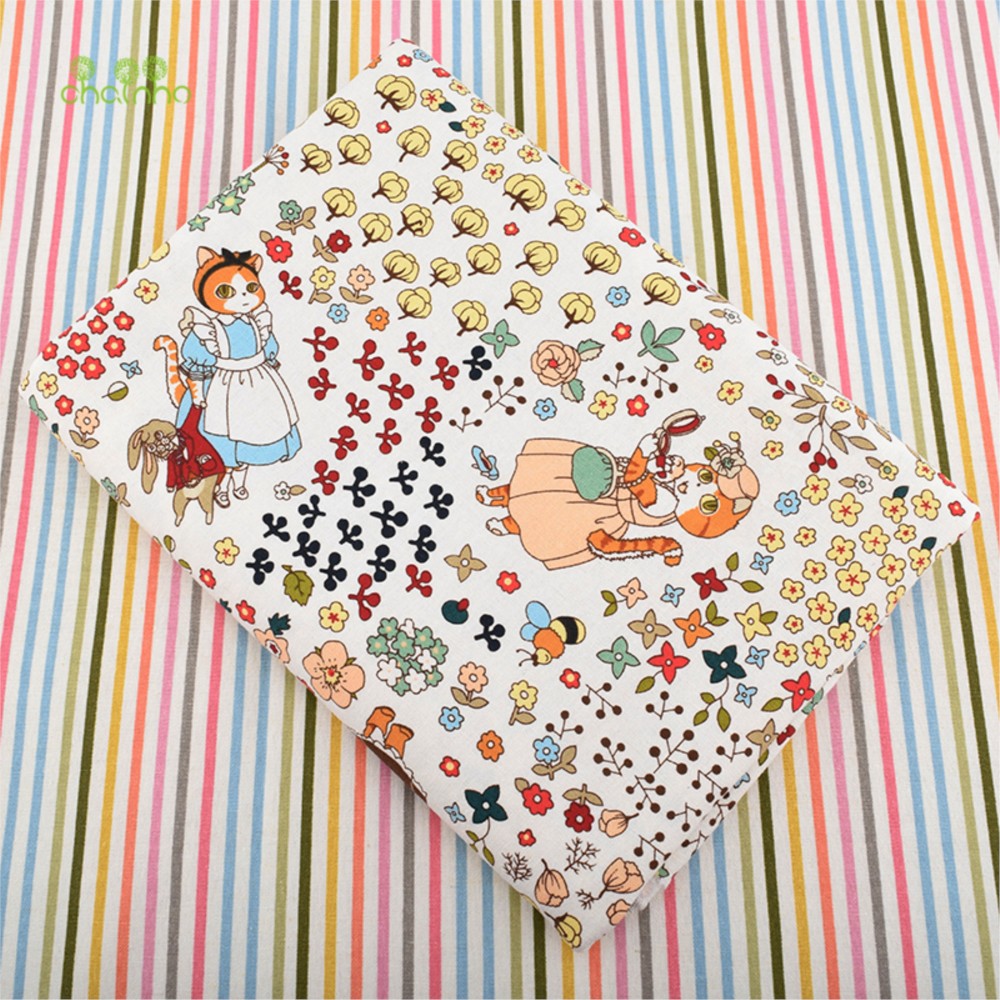 Chainho, ผ้าฝ้ายลินินพิมพ์ลาย, - Sewing Geotextile Fabric บทวิจารณ์และราคา