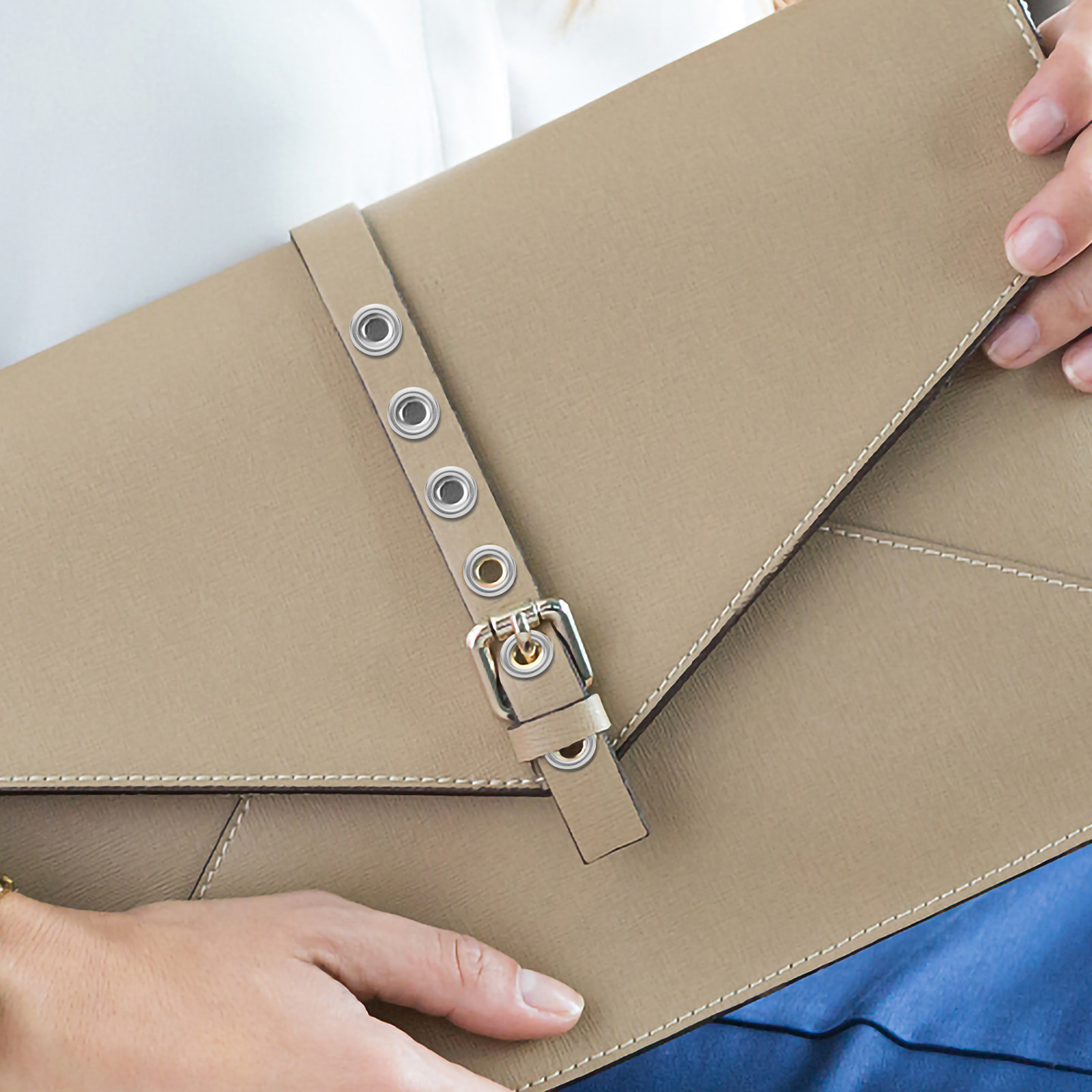 ชุดอุปกรณ์ตาไก่และห่วงโลหะทองแ - Sewing Eyelet Fabric บทวิจารณ์และราคา