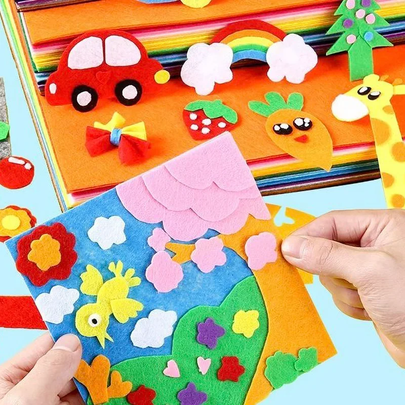 Felt ผ้าแผ่นสารพันสีไม่ทอสแควร - Is Sewing A Textile Craft บทวิจารณ์และราคา