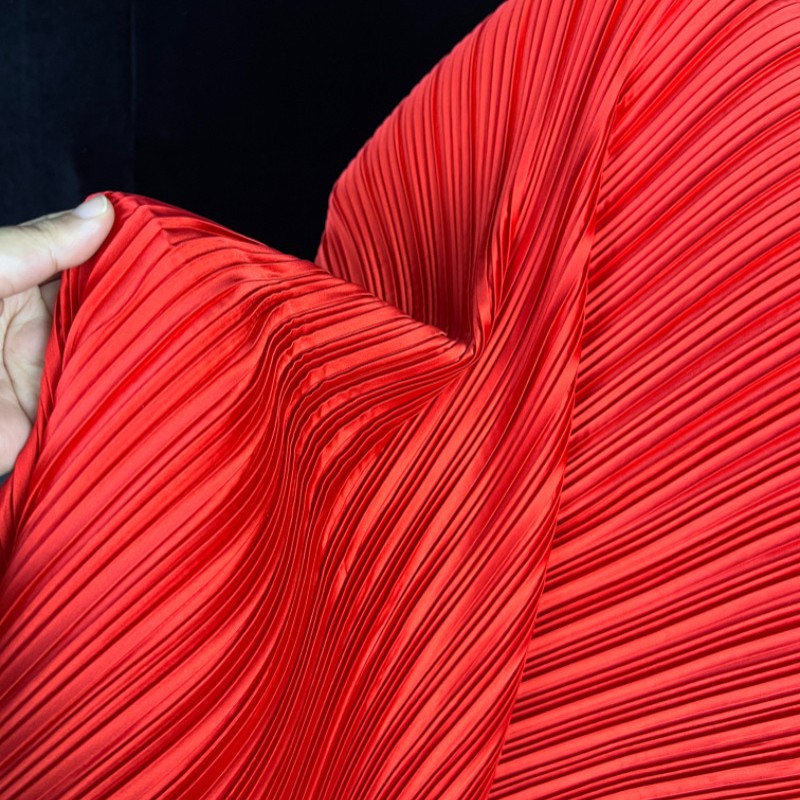ผ้าพลีทเลียนแบบผ้าไหมยืดหยุ่น, - Sewing Fabric บทวิจารณ์และราคา