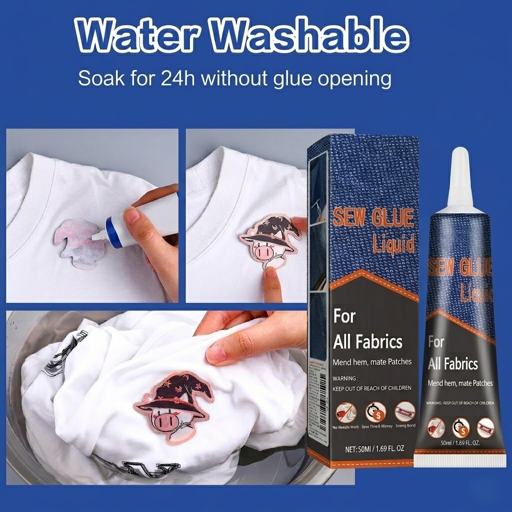 กาวเย็บผ้า 50 มล. แห้งเร็ว น้ำ - Sewing Repair บทวิจารณ์และราคา
