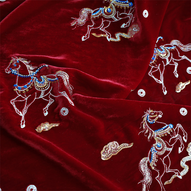 เสื้อกั๊กผ้าซาตินปักลูกปัดไหมก - Sewing Velvet Fabric บทวิจารณ์และราคา