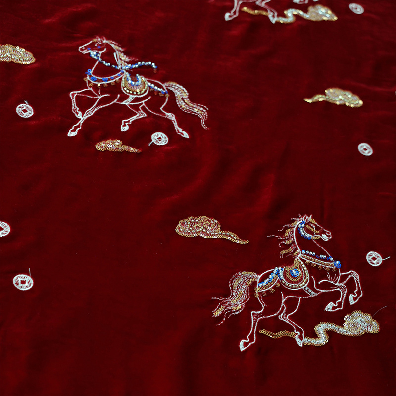 เสื้อกั๊กผ้าซาตินปักลูกปัดไหมก - Sewing Velvet Fabric บทวิจารณ์และราคา
