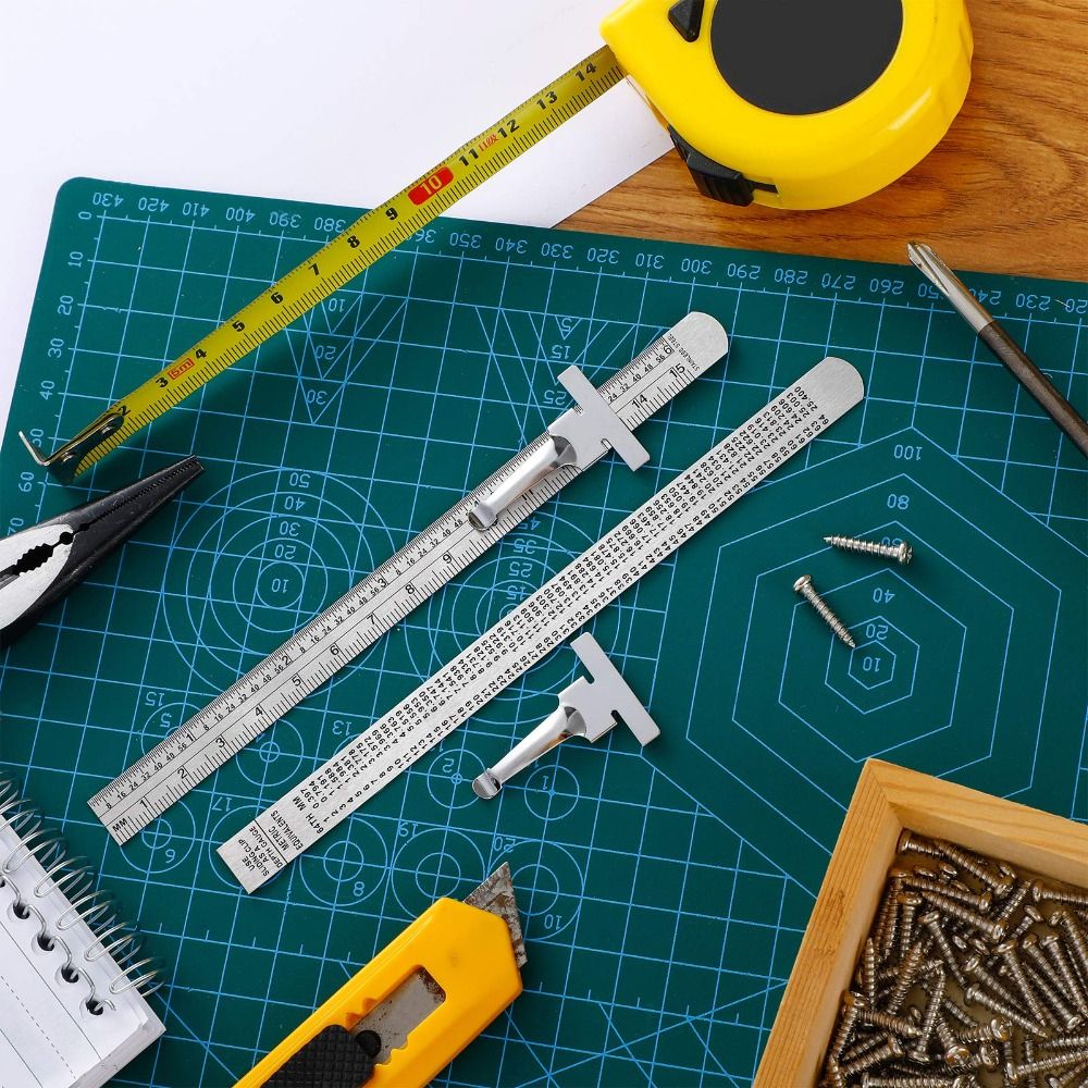 ไม้บรรทัดสแตนเลสแบบถอดได้ พร้อ - Seam Gauge Metal บทวิจารณ์และราคา