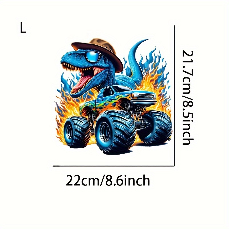 แผ่นแปะลายรถมอนสเตอร์ทรัค Drag - Iron On Patch บทวิจารณ์และราคา