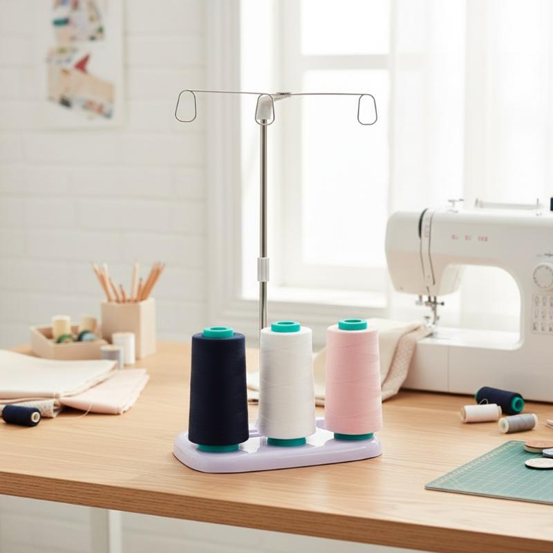 ที่วางหลอดด้ายพลาสติกแบบหนาพิเ - Serger Thread Cone บทวิจารณ์และราคา