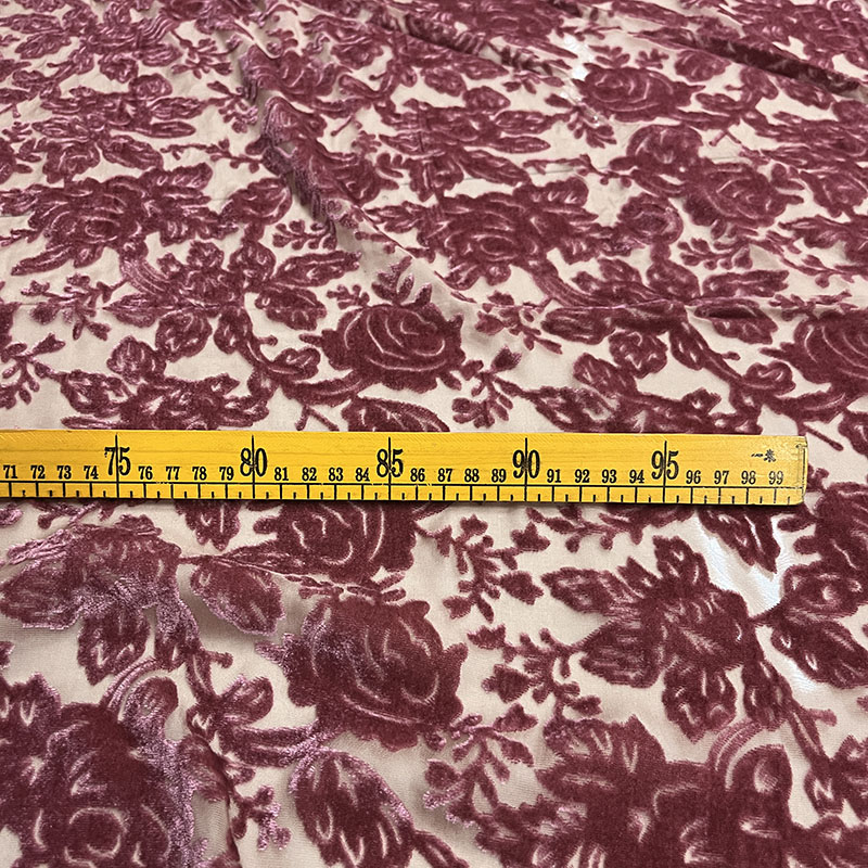 ผ้าไหมกํามะหยี่สไตล์จีน-Red Ro - Sewing Velvet Fabric บทวิจารณ์และราคา