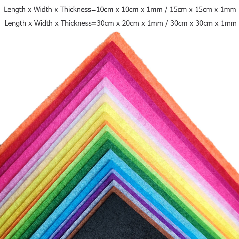 40 ชิ้น Soft Felt ผ้าแผ่นสารพั - Is Sewing A Textile Craft บทวิจารณ์และราคา