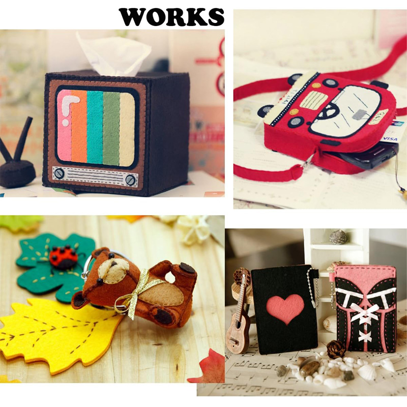 40 ชิ้น Soft Felt ผ้าแผ่นสารพั - Is Sewing A Textile Craft บทวิจารณ์และราคา