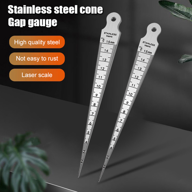 เกจวัดขนาดรูแบบเรียว 1-15 มม.  - Seam Gauge Metal บทวิจารณ์และราคา
