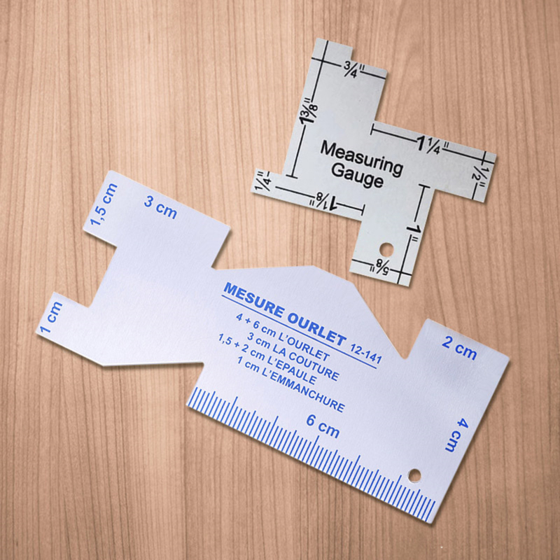 เกจวัดตะเข็บที่แม่นยำไม้บรรทัด - Seam Gauge Metal บทวิจารณ์และราคา