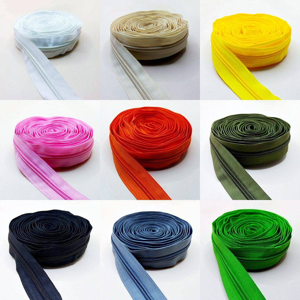 5/10/50M 5 #   เทปซิปไนลอนพร้อ - Textile Sewing Factory บทวิจารณ์และราคา