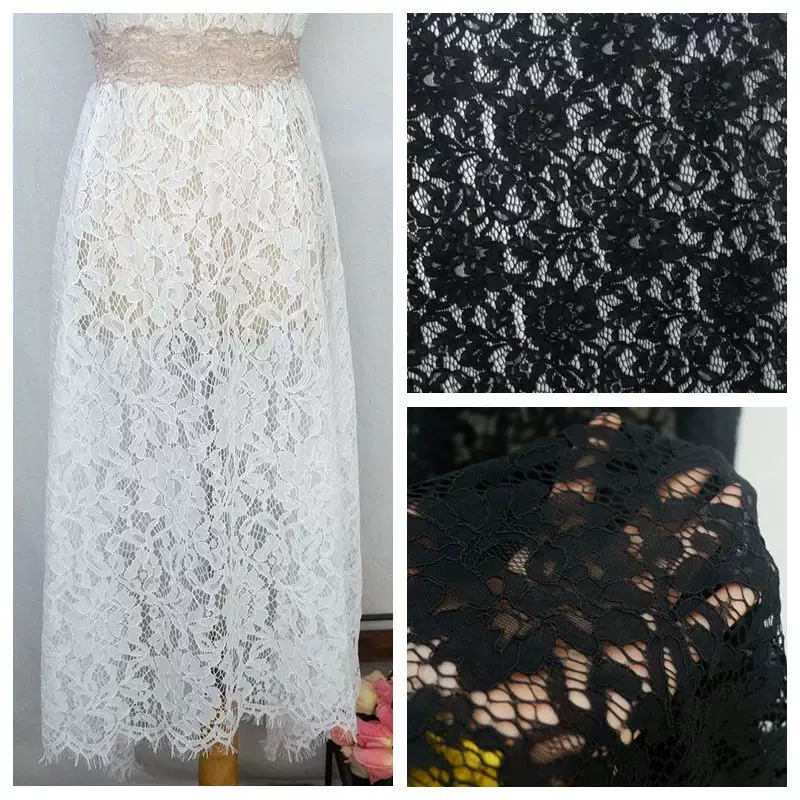 ผ้าลูกไม้ไนลอนหนา 3 เมตร * 150 - Textile And Sewing Supply บทวิจารณ์และราคา