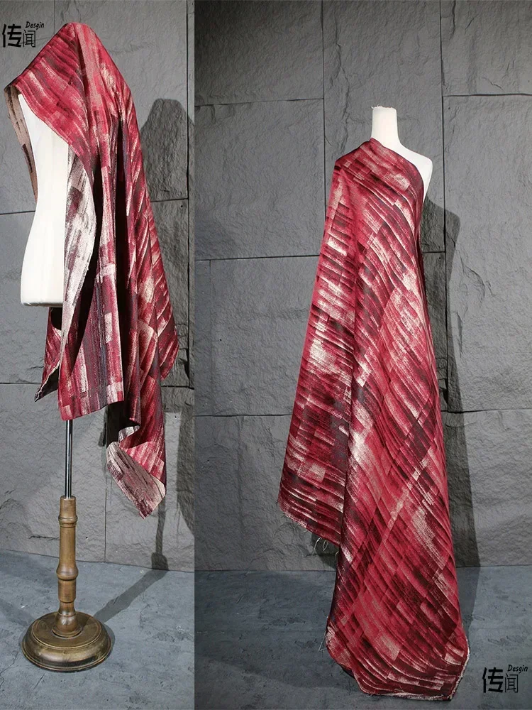 ผ้าแจ็คการ์ดลายย้อมสีแดงแบบไม่ - Sewing Tie Dye บทวิจารณ์และราคา