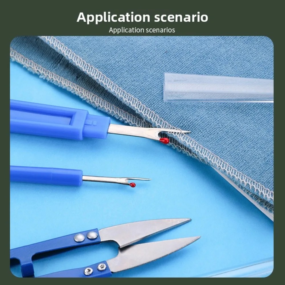 ชุดเย็บผ้าสีน้ำเงิน 5 ชิ้น ชุด - Sewing Repair บทวิจารณ์และราคา
