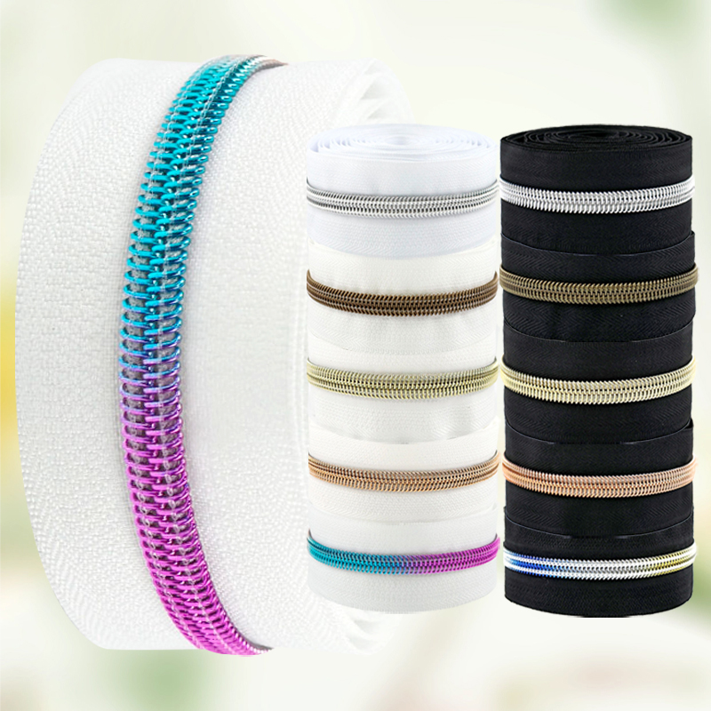 5/10/20 เมตร เทปซิปสีดำ/ขาว 5  - Textile And Sewing Supply บทวิจารณ์และราคา