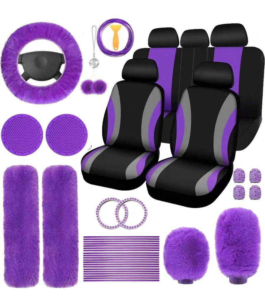 ชุดคลุมเบาะรถยนต์ 35 ชิ้น พร้อ - Shoulder Pad Set In บทวิจารณ์และราคา