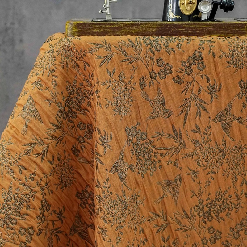 ผ้าแจ็คการ์ดลายพลาม แบมบู แม็ก - Sewing Fabric บทวิจารณ์และราคา