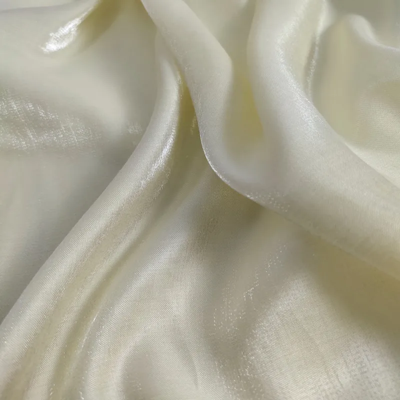 ผ้าซาตินไหมแก้วเปลี่ยนสีไล่เฉด - Sewing Fabric บทวิจารณ์และราคา