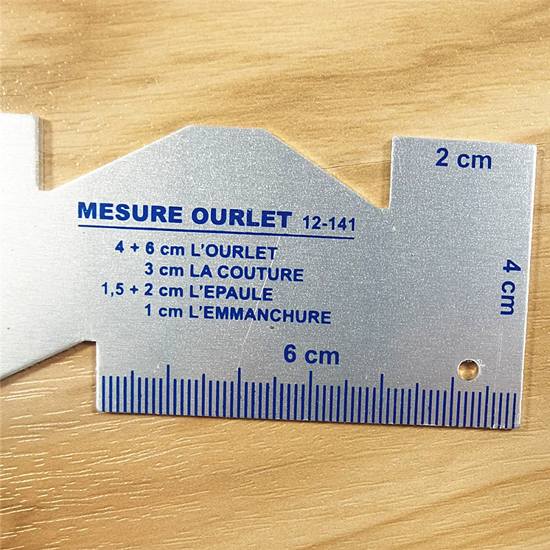 ไม้บรรทัดวัดความแม่นยำสำหรับงา - Seam Gauge Metal บทวิจารณ์และราคา