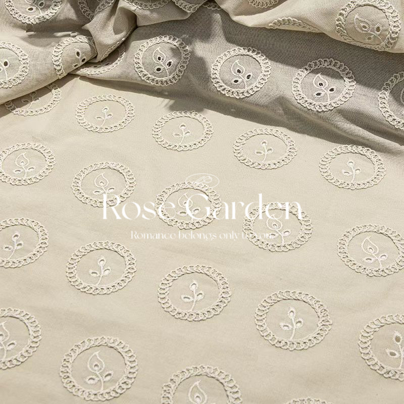 ผ้าปักลายดอกไม้แบบลูปสติชสำหรั - Sewing Fabric บทวิจารณ์และราคา