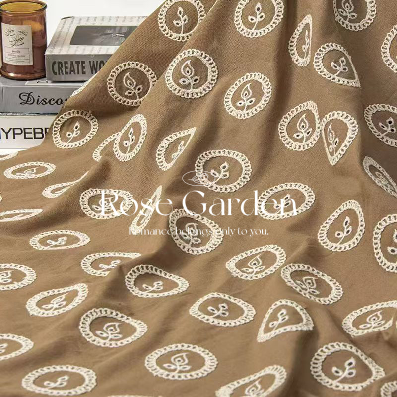 ผ้าปักลายดอกไม้แบบลูปสติชสำหรั - Sewing Fabric บทวิจารณ์และราคา