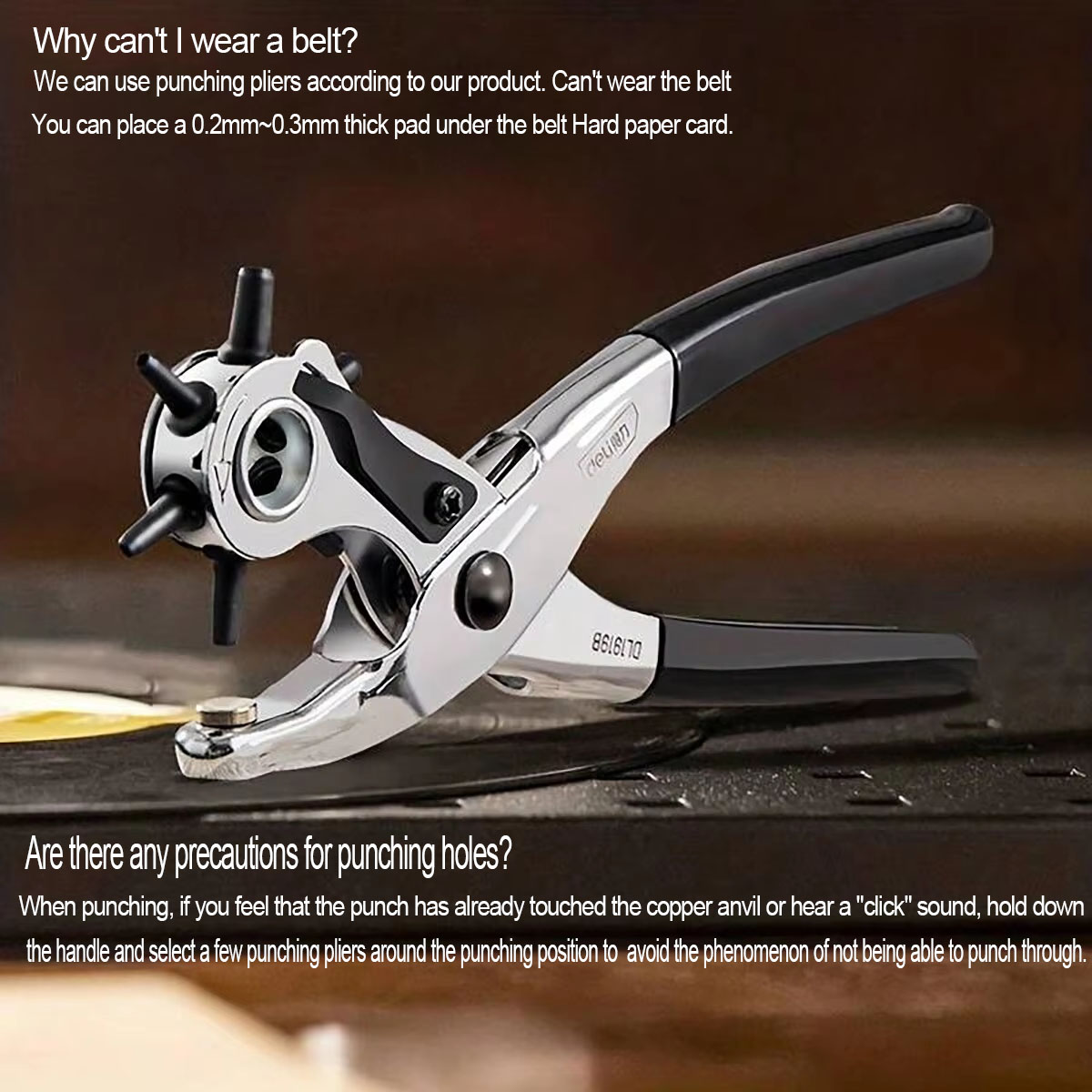 คีมเจาะรูเข็มขัดหนัง 1 ชิ้น เค - Sewing Eyelet Fabric บทวิจารณ์และราคา